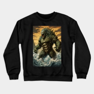 Godzilla, godzilla king of monster, godzilla monster, king of the monsters, kaijuu Crewneck Sweatshirt